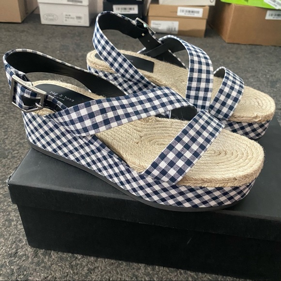 Rag & Bone Megan checkered Espadrilles sandals - Picture 2 of 9